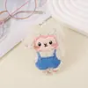 Acessório de broche criativo de ovelha de pelúcia e urso corado, acessório de cabelo de animal de desenho animado, acessório para bolsa e chapéu, atacado