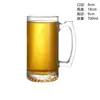 Copo de Cerveja 500ml vidro com alça xícara de chá doméstico copo de cerveja de bar celebridade da internet Copo Herói grande capacidade
