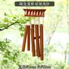 Sino de Vento de Bambu Criativo Decoração Pendurada Sino de Bambu Decorativo Presente Feng Shui Tubo de Bambu Sino de Vento Pingente Estilo Chinês