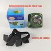 Farol de LED forte luz lâmpada de mineração luz amarela lâmpada de pesca noturna holofote lanterna recarregável de longo alcance cinco yuan loja de suprimentos