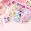 Sanrio cuaderno forma de huevo pegatinas de mensajes borrador de registro para estudiante de primaria nota adhesiva cuaderno forma de caricatura