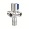 Válvula de Ángulo de Acero Inoxidable 4 Puntos Agua Caliente y Fría Inodoro Calentador de Agua Uno Entrada Dos Tres Cuatro Salidas Válvula de Triángulo de Gran Flujo Venta al por Mayor
