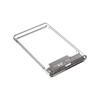 Caja de disco duro móvil de 2,5 pulgadas, universal, sólida, transparente, externa, USB 3.0, para portátil y de escritorio.