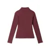 Heyhenry Outono e Inverno Slim Gola Alta Meia Camisa de Camada Interna Top Casual com Efeito Emagrecedor Versátil Camiseta de Manga Longa