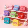 Nova Carteira de Moedas de Silicone Atacado, Carteira de Moedas com Furo de Laço Cor Macaron, Mini Bolsa de Armazenamento Portátil