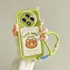 Adequado para Capa de Celular Opporealmec75 Tudo-Incluído C20 Desenho Animado C63 Elegante Feminino Reno5 Corda de Mão 12F Porta-Cartão