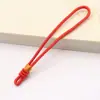 Productos semiacabados de hilo juguetes sencillos accesorios bolsa estilo nacional colgante collar anillo accesorios de cuentas de jade trenzadas DIY cuerda de mango