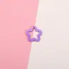 Accesorios Populares de Colgantes Pequeños, Colgante Llavero de Estrella de Cinco Puntas de Colores, Joyería DIY de Estrellas, Papelería y Accesorios de Cuentas
