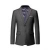 Traje pequeño blanco de estilo coreano con dos botones para hombre, chaqueta de traje de primavera y otoño, traje informal de moda de corte entallado de estilo coreano