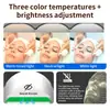Lámpara de Pie de Media Luna para Protección Ocular Transfronteriza de 24 pulgadas para Manicura, Tatuaje de Cejas, Extensión de Pestañas, Luz en Forma de U de Protección Ocular, Luz de Relleno