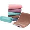 Toalla Bordada con Letra Escolar para Secar el Cabello, Toalla de Belleza, Toalla Simple para el Hogar, Suave, Absorbente de Agua, Toalla Facial