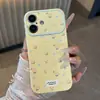 Funda con lazo de estampado floral en color de contraste, adecuada para Apple 17PROMAX, funda de teléfono fresca y juvenil para iPhone18, funda suave