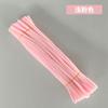 100 Palitos Retorcidos de Color Único para Manualidades DIY, Tiras Felpudas de Colores Mixtos para Ramos, Kit de Materiales de Arte para Juguetes