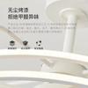 Ventilador de teto estilo nórdico, luz de luz para sala de estar, ventilador inversor, luz silenciosa, simples, sala de jantar, quarto, teto, ventilador inteligente, lustre