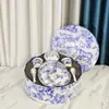 Juego de Vajilla de Porcelana Ósea Estilo Europeo para el Hogar de 10 Piezas Serie Tigre Regalo de Inauguración Plato para Filete Occidental Taza de Café Platillo Cuenco Cuchara Lote
