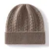Gorro de cachemira, nuevo estilo otoño e invierno, unisex, moderno, casual, cálido, protector de orejas, a prueba de frío, gorro de punto