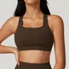 Top de Yoga Cloud-Sense Justo Sutiã Esportivo à Prova de Choque Alta Intensidade Pilates Corrida Roupa Fitness ao Ar Livre para Mulheres 8047