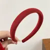 Cor Dopamina Aro de Cabelo de Aba Larga para Mulheres Topo Craniano Alto Pressão Cartão de Cabelo Verão Doce Bonito Faixa de Cabelo Acessórios de Cabelo com Sensação Avançada