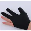 Guantes de Billar, Unisex Transpirables Antideslizantes Elásticos de Tres Dedos Sin Dedos Guantes de Billar, Guantes Antideslizantes para Taco de Billar