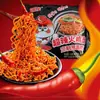 Noodles de peru super picantes, frescos e perfumados, macarrão instantâneo coreano picante frio, macarrão misto, macarrão instantâneo coreano macio, macarrão misto, saco grande de 113g