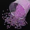 20g Cuentas de Arroz de Vidrio Transparente Colorido No Poroso Cuentas Burbuja DIY Cuentas Burbuja Rellenas a Mano Pegamento Micro Cuentas Joyería