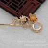 Hongxing DIY Joyería Cobre 24K Color Conservante 41*24*10mm Producto Semiterminado Accesorios Horquilla de Pescado B1359