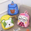 Mochila escolar de dibujos animados de PU para estudiante de jardín de infantes 3-5 años grande, mediana y pequeña para niños y niñas mochila para bebé anti-pérdida