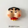 Imán Divertido de Nevera de Crayon Shin-Chan Ins Dibujo Animado Creativo Resina Tridimensional Decoración del Hogar Mensaje Pegatina Magnética