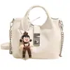 Explosões de Comércio Exterior Bolsa de Ombro de Nicho Feminina Nova Retro Estilo Ocidental Versátil Texturizada Grande Capacidade Bolsa Transversal