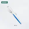 Juego de Cubiertos de Acero Inoxidable Cuchillo para Bistec Cuchara para Café Postre Cuchillo de Cena Tenedor de Cena Cuchara de Cena Cuchara Regalo de Negocios