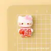 Chef Lindo Jugando con Pelota Gato Kt DIY Funda para Teléfono de Crema Accesorios de Resina Pasador Goma para el Cabello Materiales para Joyería Mayoreo