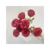 Rama única de simulación 9 rosas de concubina imperial venta al por mayor regalo del festival de la diosa lote directo florista diseño de lugar de boda flores