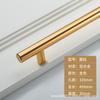 Puxador de Porta de Guarda-Roupa Estendido Moderno Simples Alto Padrão Invisível Dourado Armário Armário Puxador de Porta de Guarda-Roupa Gaveta Puxador de Porta de Armário
