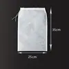 Atacado de Fábrica Sacos de Filtro de Nylon com Cordão para Espremer Recheio de Vegetais, Leite, Leite de Soja, Nozes, Café e Suco