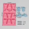11 furos Urso de Desenho Animado Garrafa de Cera de Bala Macia Molde de Silicone de Açúcar Bandeja de Gelo de Chocolate Decoração de Epóxi Forma de Biscoito para Assar