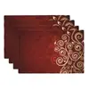 Mantel individual de estilo persa alfombrilla de ratón antideslizante alfombrilla decorativa de mesa estilo étnico bohemio alfombrilla con aislamiento térmico alfombrilla de mesa para comedor estilo occidental