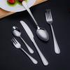 Venta al por mayor del fabricante Juego de cubiertos de acero inoxidable para cuchillo, tenedor y cuchara Vajilla occidental Cuchillo y tenedor para filete Cuchara de postre Se puede imprimir con logotipo