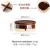 Prato de Frutas de Vidro Estilo Japonês Simples Tigela de Doces para Sala de Estar Prato de Frutas Secas Caixa de Armazenamento de Madeira Prato de Frutas Alto Suporte de Exibição para Armazenamento