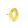 Hebilla de apertura de cadena de plástico 28*36MM hebilla de apertura de cadena de alta protección ambiental con recubrimiento UV accesorios para joyería de cadena DIY