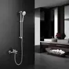 Fabricantes de acero inoxidable válvula mezcladora de cerámica para ducha de pared triple giratoria con grifo de bañera bajo el agua