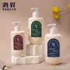 Botella Rellenable de Plástico de Alta Gama, Simple, de 300-500 ml, Tipo Dispensador para Champú, Gel de Ducha, Gel Antibacterial para Manos, Cuidado Diario