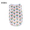 Ropa para perros de primavera y otoño y verano, ligera, transpirable, con estampado de arcoíris, ropa protectora solar para perros pequeños y gatos.