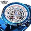 Reloj T-WINNER Winner Hueco Mecánico Automático para Hombre Reloj de Pulsera Banda de Acero Reloj para Hombre