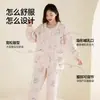 Xiyue Ropa de Maternidad de Algodón Puro Grado A Cálida Postparto Invierno 10A Algodón de Aire Antibacteriano Conjunto de Dos Piezas con Capa para Lactancia