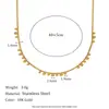 Colección de Cadenas Versátiles Elegantes de Acero Inoxidable Chapado en Oro de 18 Quilates Transfronterizas Europeas y Americanas Corazón Gota de Agua Flor de Circonita Clip Cadena de Bolas