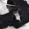 Falda Cepillada de Piel de Ciervo con Cinta Coreana Cinta Vestido de Boda Accesorios para el Cabello Material diy Cinta con Doble Borde Brillante Fruncida
