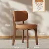 Silla de Comedor de Madera Maciza Simple Moderna Mesa y Sillas de Comedor para el Hogar Silla con Respaldo de Lujo Ligero Silla de Tocador Silla de Diseñador para Casa de Huéspedes Hotel