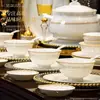 Kangqin Cerámica de Hueso de Alta Calidad de Grado Alimenticio para Arroz para Uso en el Hogar, Juego de Cuenco, Plato y Palillos de Cerámica de Hueso de Alta Temperatura de Lujo Ligero de Jingdezhen, Vajilla para Estrenar