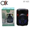 O8K Altavoz tipo bandolera para exteriores de 8 pulgadas, punto de fábrica, luz fría RGB, TWS, Bluetooth inalámbrico BT-825