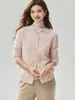 Se puede usar solo o en capas. Cárdigan de punto 100% cachemira para mujer. Suéter artístico y minimalista. Prenda exterior de punto suave y cómoda